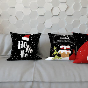 Kit Capas de Almofadas de Natal Para Decoração de Sofá