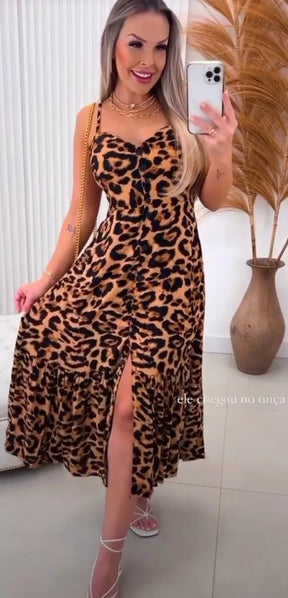 Vestido Midi Oncinha