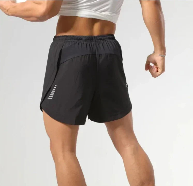 Short Esportivo Masculino Corrida Dry Fit - Refletivo