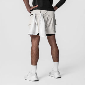 Short 2 em 1 Masculino para Treino Athlete