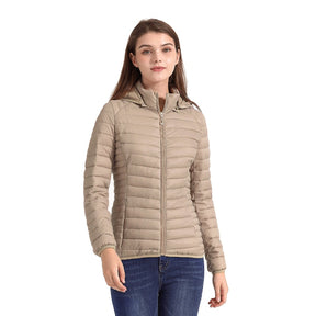 Jaqueta Feminina Puffer Satin