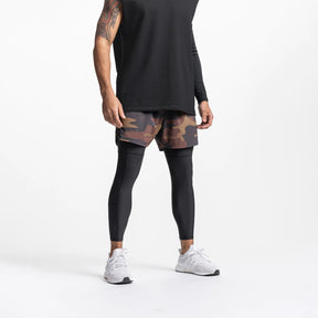 Short Esportivo com Leegging Masculino de Treino