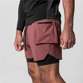 Short 2 em 1 Masculino para Treino Athlete