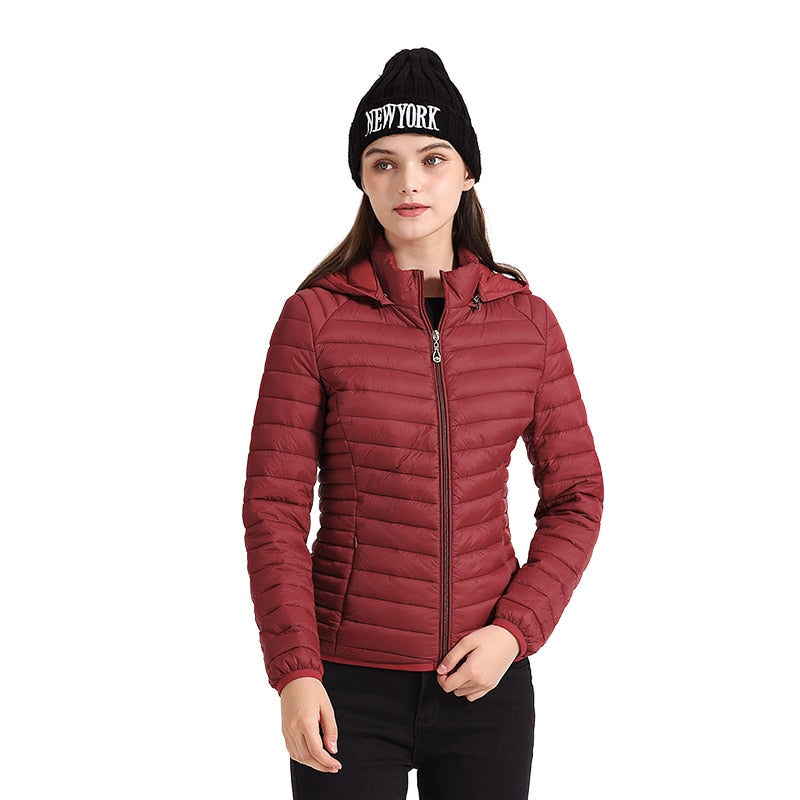 Jaqueta Feminina Puffer Satin