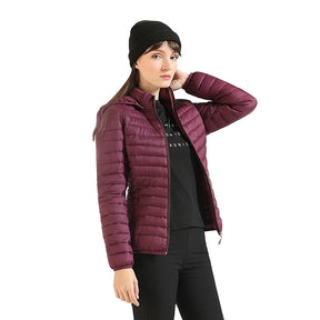 Jaqueta Feminina Puffer Satin