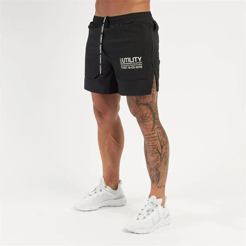 Short Esportivo Dry Fit Masculino Com Zíper