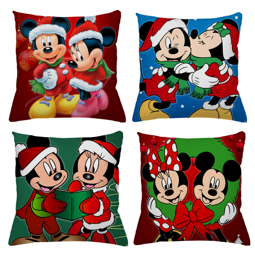 Kit Capas de Almofadas de Natal Para Decoração de Sofá