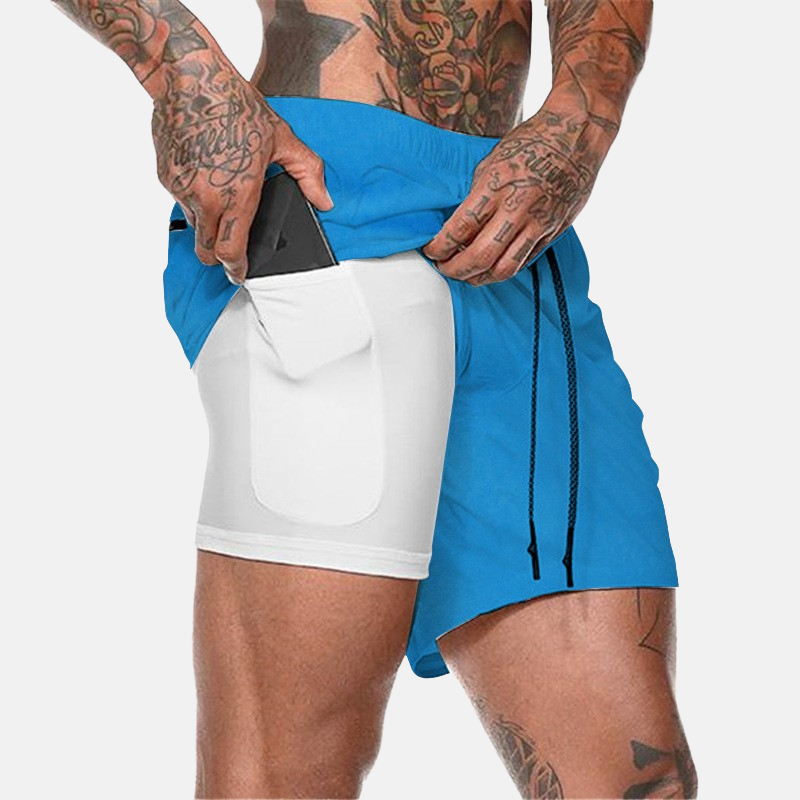 Short Fitness Masculino com Bolso Interno para Academia